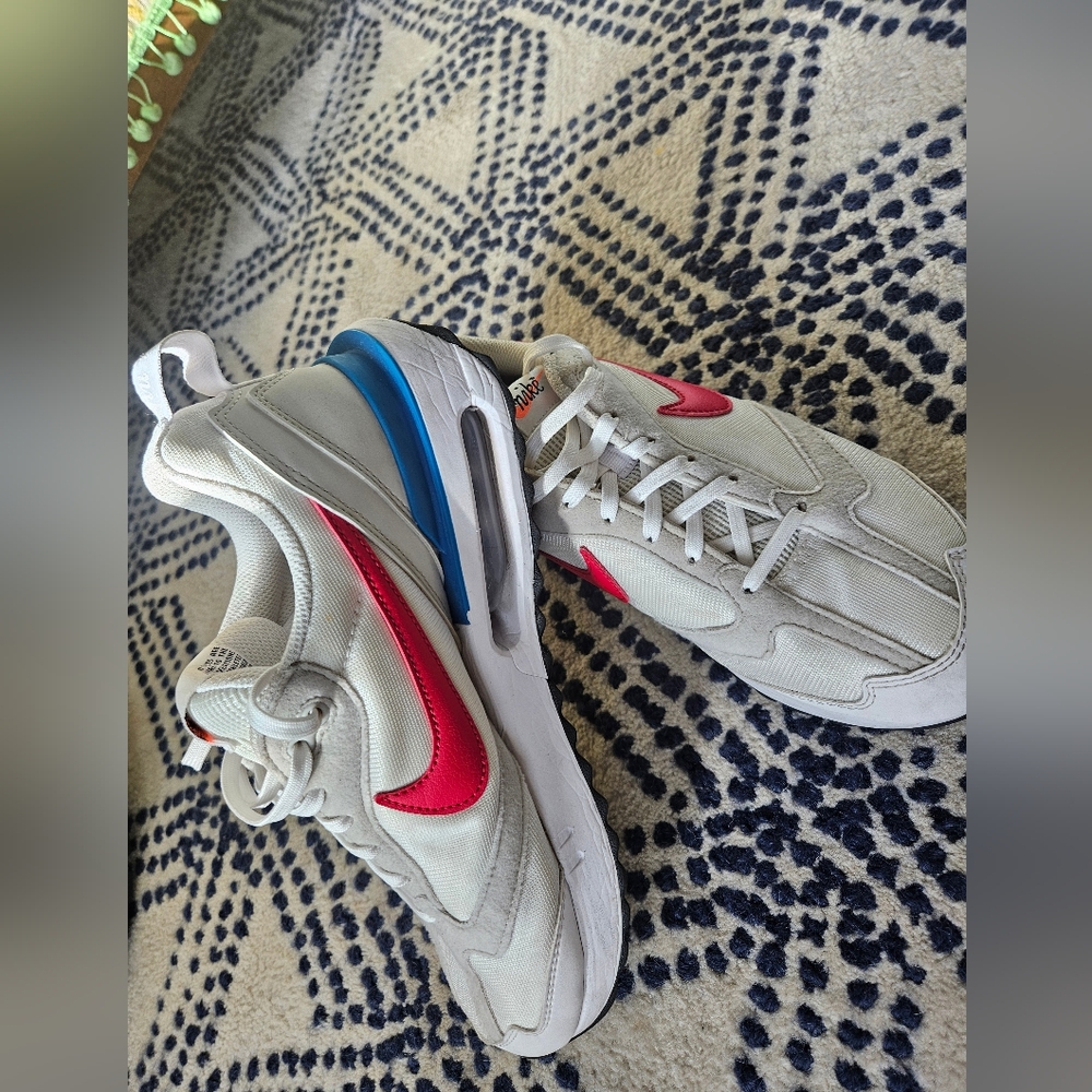 Nike Air Max Dawn with Red and Blue Accents